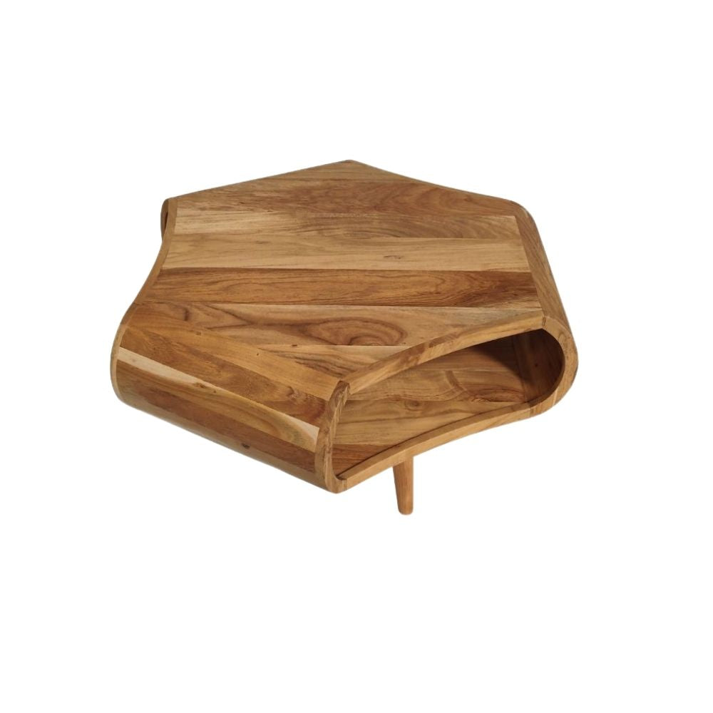 Indian Hub Natural Finish Coffee Table