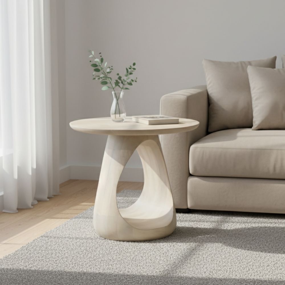 Indian Hub Whole End Table