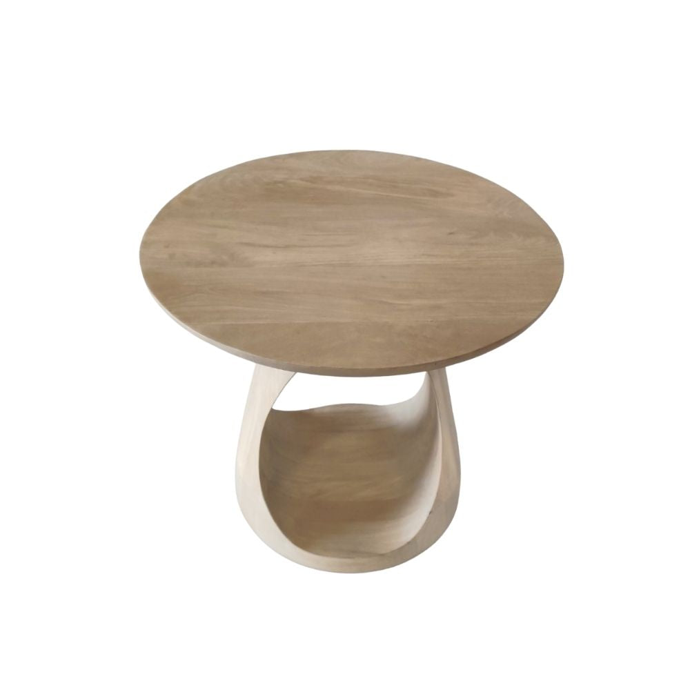 Indian Hub Whole End Table