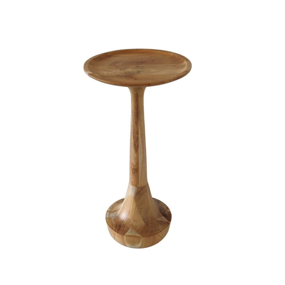 Indian Hub Natural Large End Table