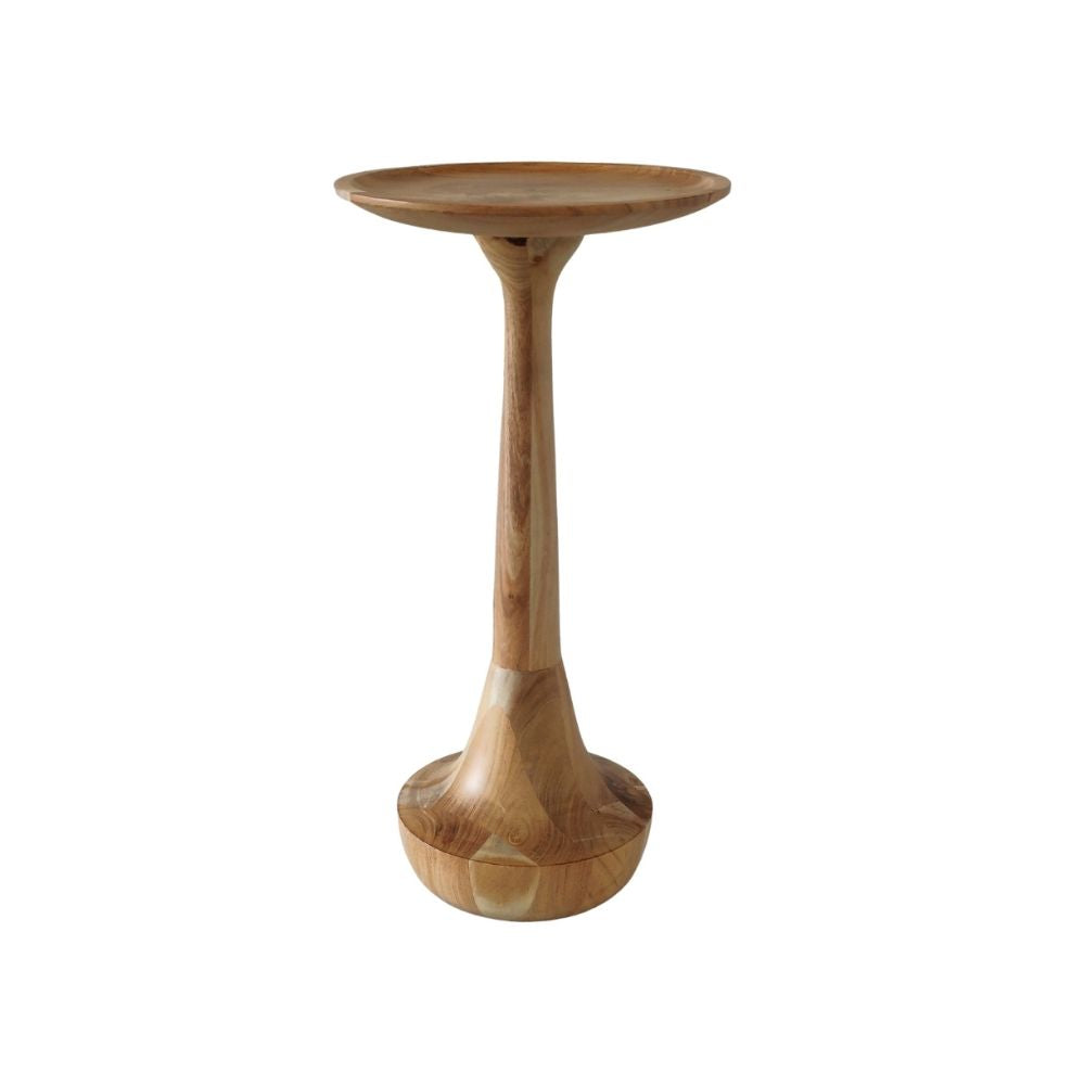 Indian Hub Natural Large End Table