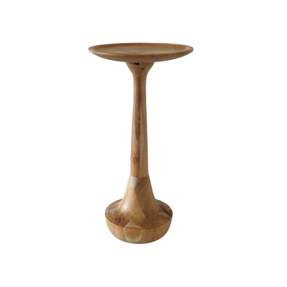 Indian Hub Natural Large End Table