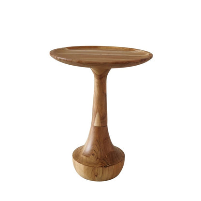 Indian Hub Natural Small End Table