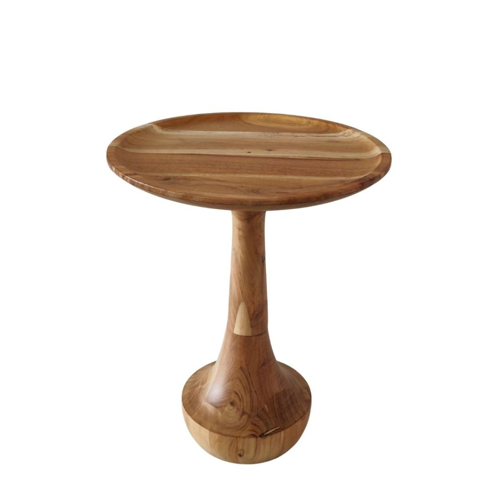 Indian Hub Natural Small End Table