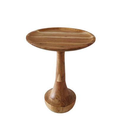 Indian Hub Natural Small End Table