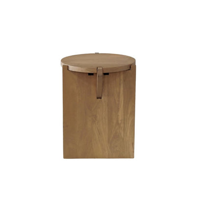 Indian Hub Solid Wood End Table