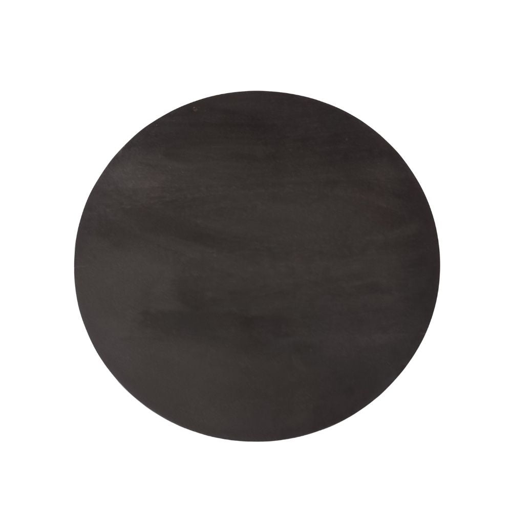 Indian Hub Black End Table