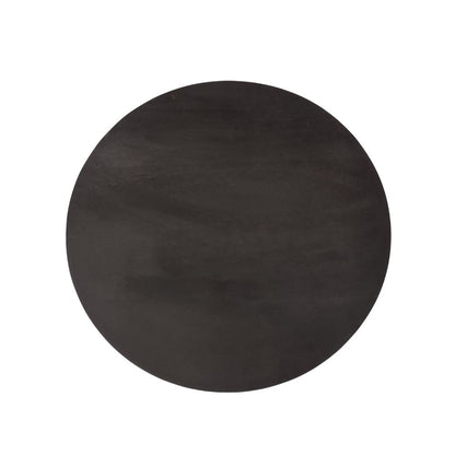 Indian Hub Black End Table