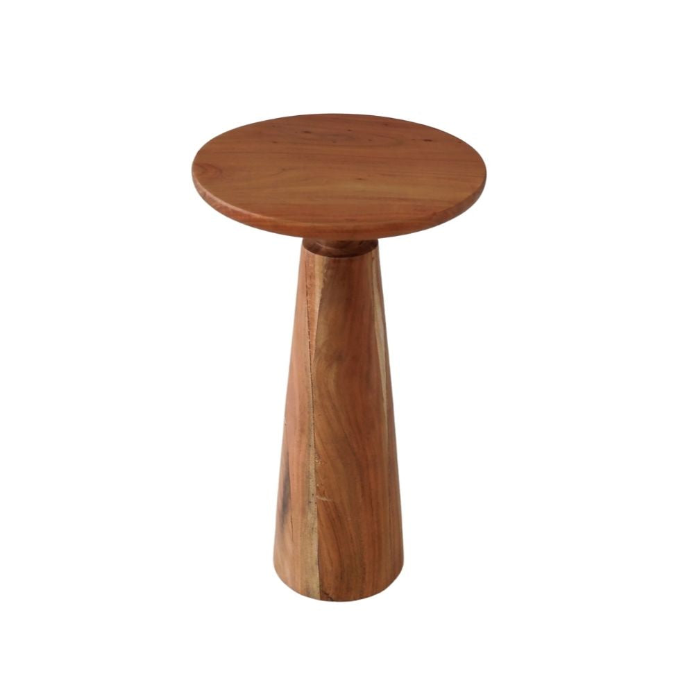Indian Hub Solid Wood End Table