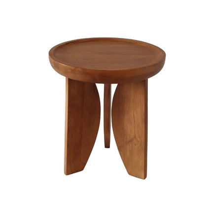Indian Hub 3 Leg Style Large End Table
