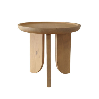 Indian Hub 3 Leg Style Small End Table