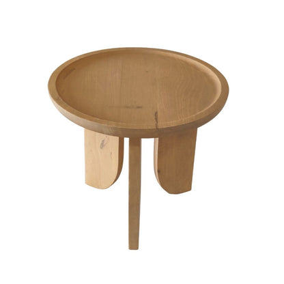 Indian Hub 3 Leg Style Small End Table