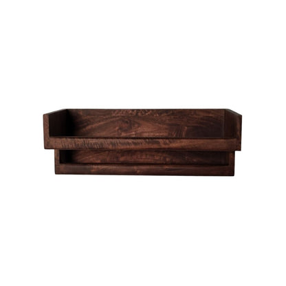 Indian Hub Solid Wood Wall Bath Tawel Hanger
