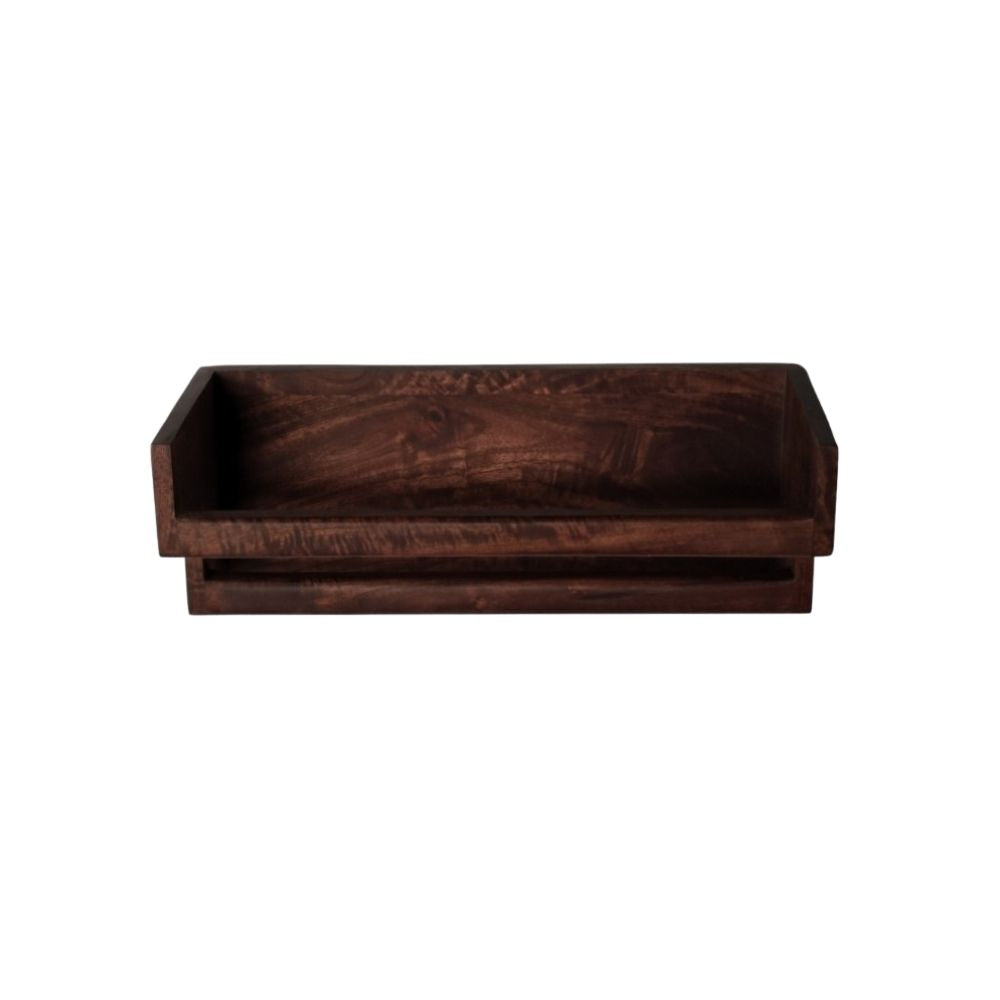 Indian Hub Solid Wood Wall Bath Tawel Hanger