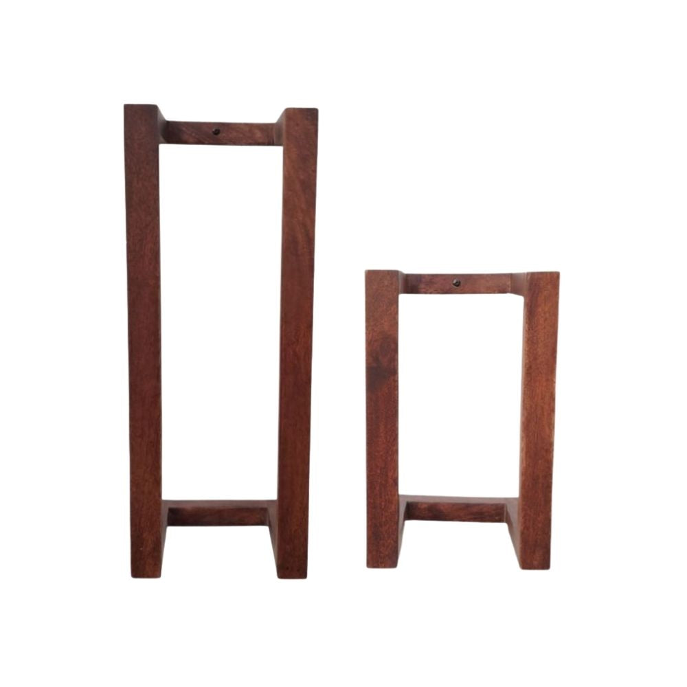 Indian Hub Nest of Set of 2 Wall Towel Rack