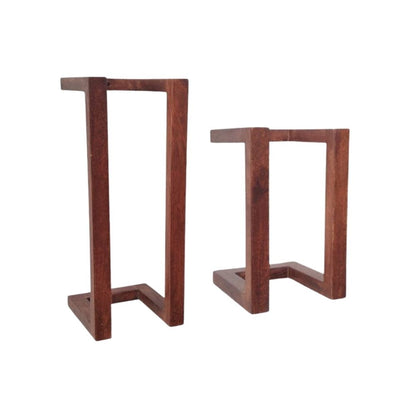 Indian Hub Nest of Set of 2 Wall Towel Rack