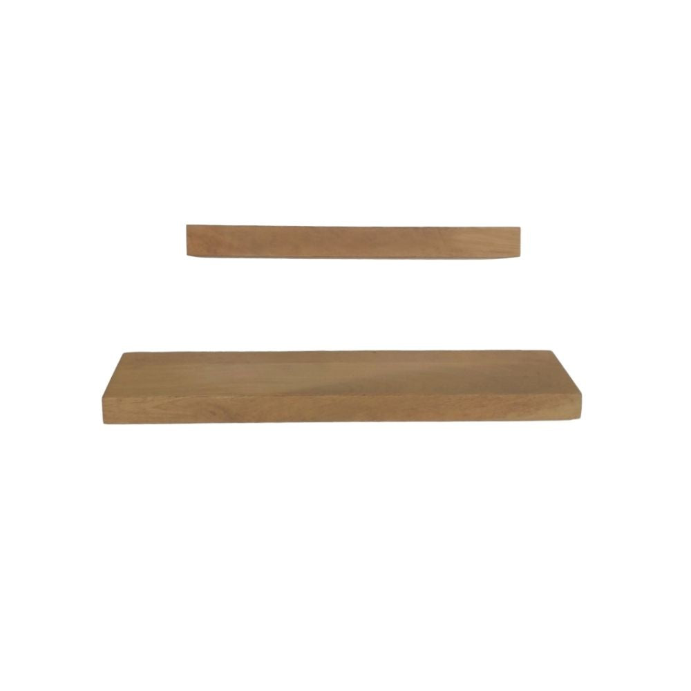 Indian Hub Solid Wood Nest of 2 Wall Shelf