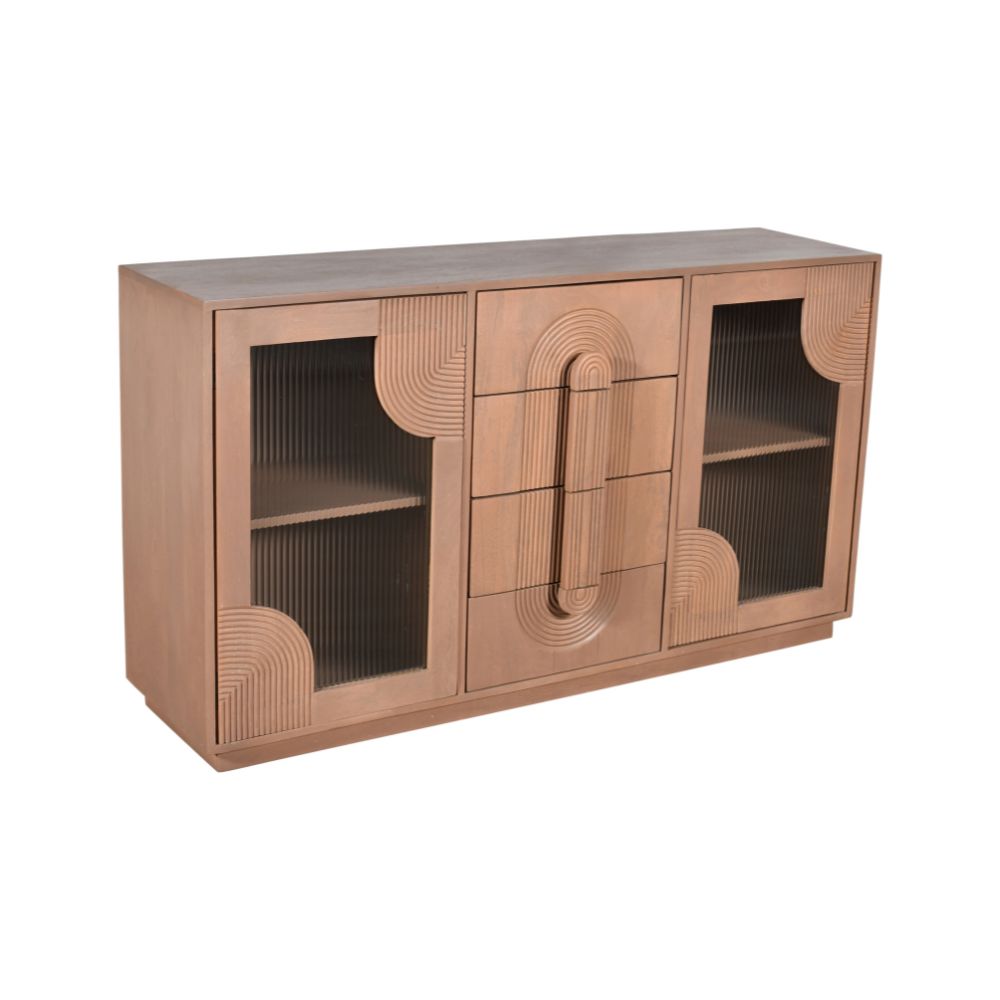 Contemporary Wooden Sideboard for Living Room