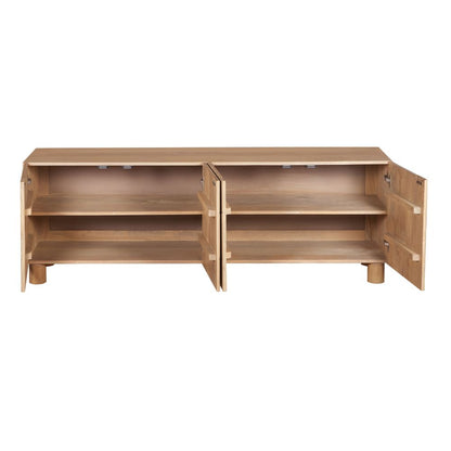 Austin Solid Wood Large Low Board Tv Cabinet
