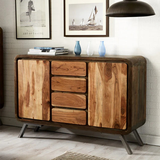 Jodhpur Jewel Large Sideboard 4 Drawer & 2 Door