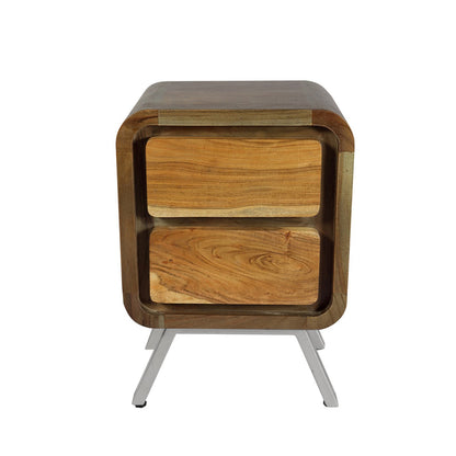 Jodhpur Jewel 2 Drawer Bedside Table