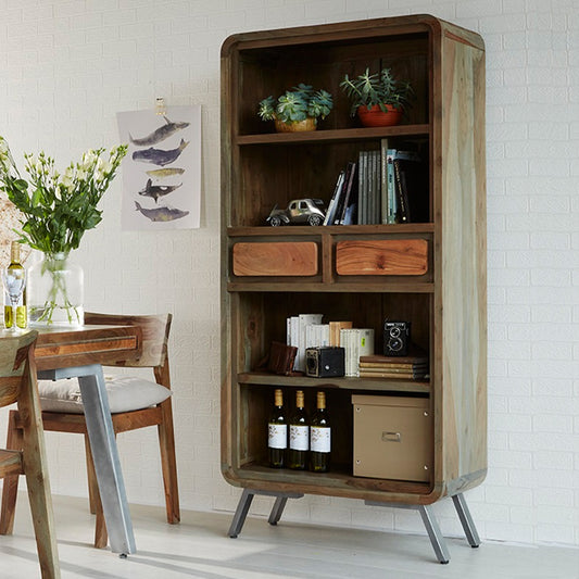 Jodhpur Jewel Large Bookcase & 2 Drawer