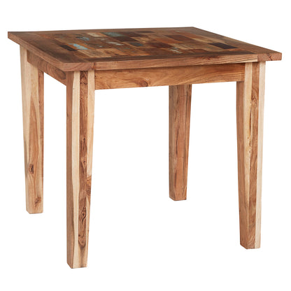 Reclaimed Style Dining Table With 4 Seater Chair