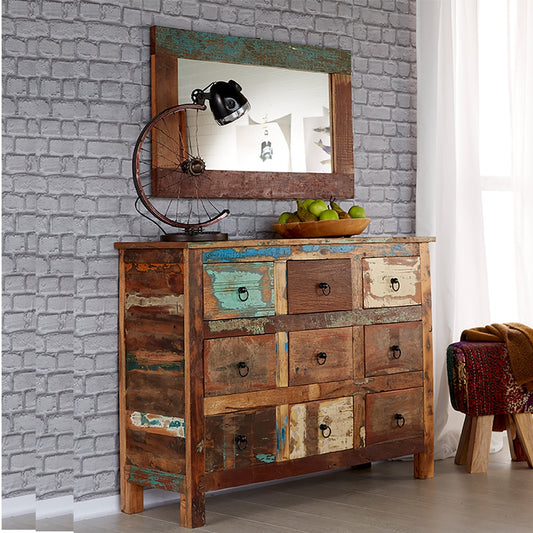 Reclaimed Style 9 Drawer Chest