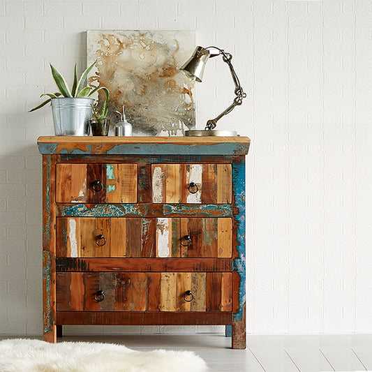Reclaimed Style 4 Drawer Chest
