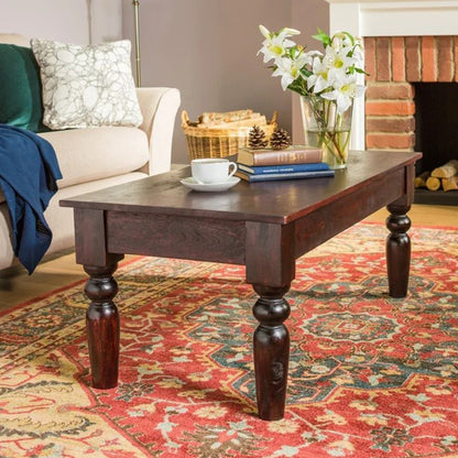 Maharaja Dark Coffee Table With 1 Drawer