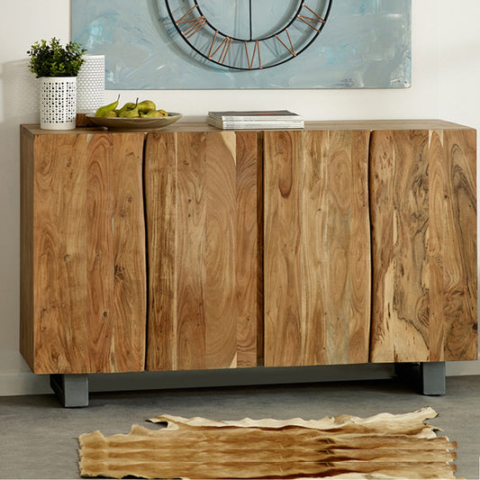 Live Edge Live Style Large Sideboard 4 Drawer