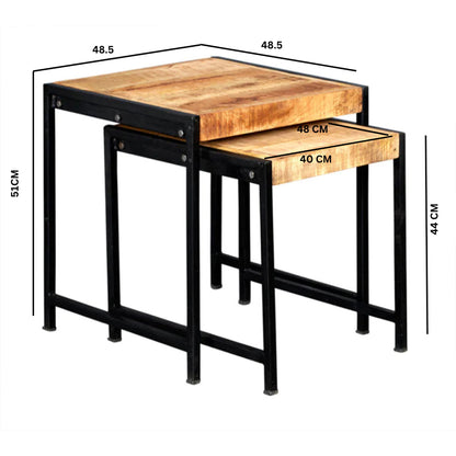 Industrial Range Nest Of 2 Tables