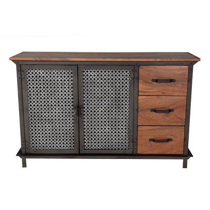 Urban Industrial 3 Drawer & 2 Door Sideboard