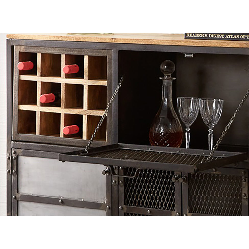 Urban Industrial Evoke Bar Cabinet