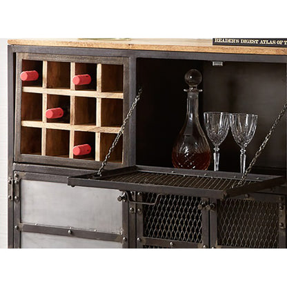Urban Industrial Evoke Bar Cabinet