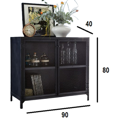 Industrial Range Iron Small 2 Door Sideboard