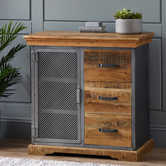 Industrial Range 3 Drawer & 1 Door Sideboard