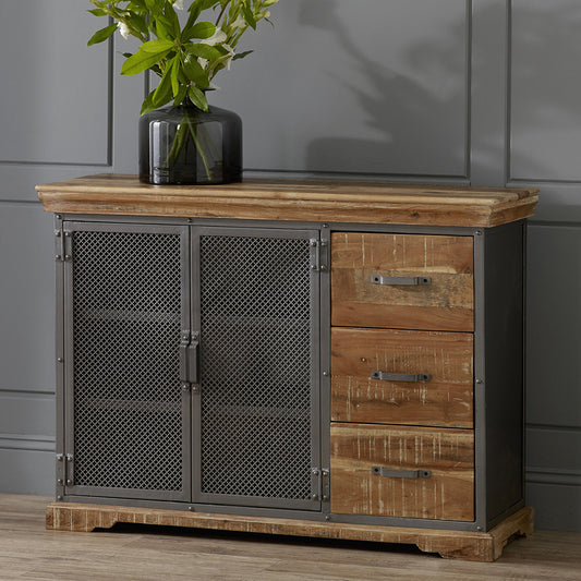 Industrial Range Large 3 Drawer & 2 Door Sideboard