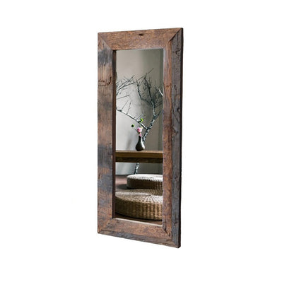 Driftwood With Reclaimed Wood Wall Mirror Frame Large