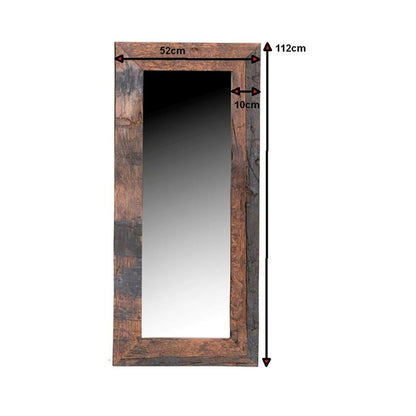 Driftwood With Reclaimed Wood Wall Mirror Frame Small