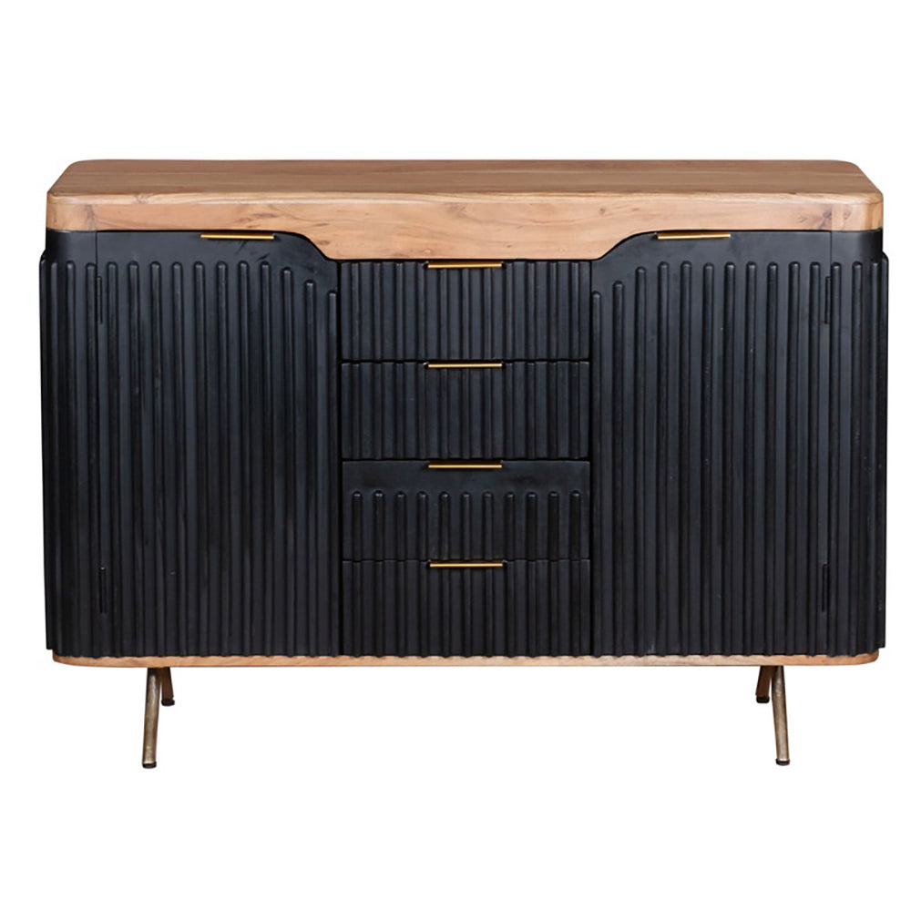 Industrial Range Sideboard With 4 Drawer & 2 Door