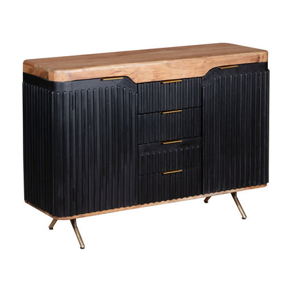 Industrial Range Sideboard With 4 Drawer & 2 Door