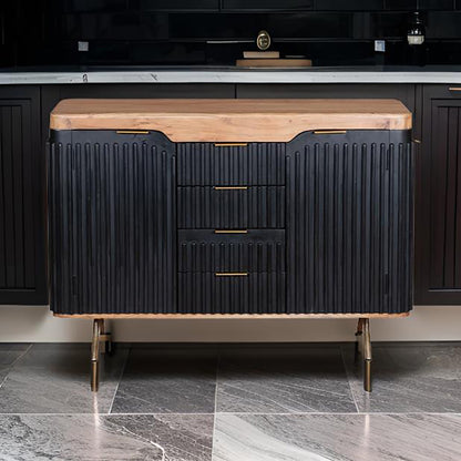 Industrial Range Sideboard With 4 Drawer & 2 Door