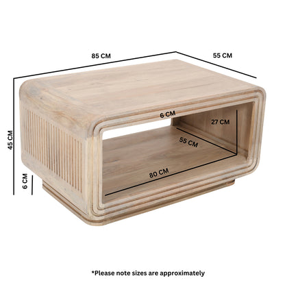 Casablanca Carved Coffee Table
