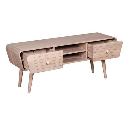 Stylish Gray 4 Drawer TV Board