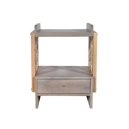 Classic Wood1 Drawer Bedside Table (KD)