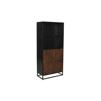 Home Decor Entrance Cabinet With 2 Doors Bookcase, Brown