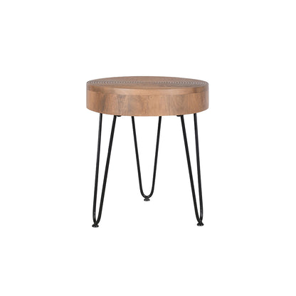 Unique Round End Table