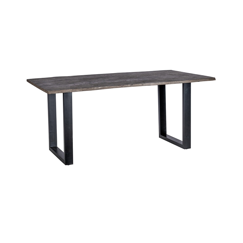 Live Edge Dining Table With 4 Seater Chair & 1 Bench