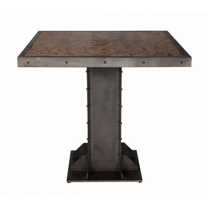 Industrial Apothecary Dining Table With 4 Seater Chair